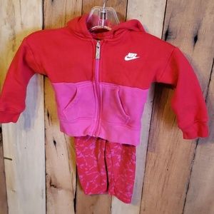Toddler nike leggings and matching jacket